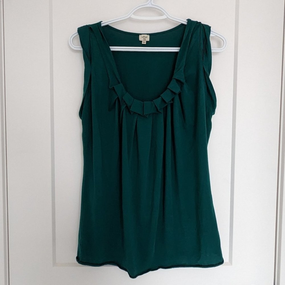 Wilfred Sleeveless Green Tank